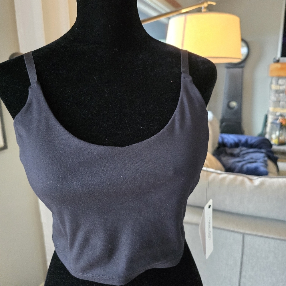 Calvin Klein Performance Black Sport Bra Women's Size Small NWT